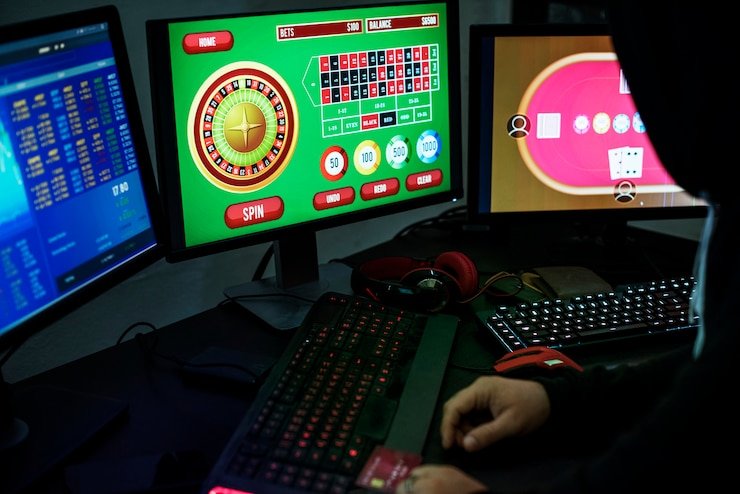 Tampilan permainan Lucky Neko di layar mobile hw gacor dengan simbol kucing dan koin emas